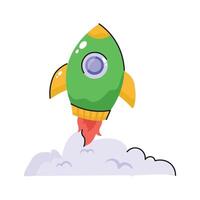 Get this sketchy sticker of new startup vector
