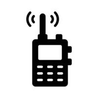 Connect with your friends with this icon of walkie talkie vector