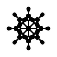 Navigate your designs with our classic Ship Wheel Icon vector