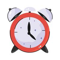 Take this amazing sketchy design sticker of alarm clock vector