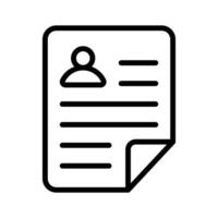 Submit your candidate application that shows in this icon for new opportunities and career growth vector