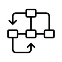 Explore new opportunities and make connections with the networking icon. vector