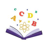 Premium design sketchy sticker of physics notebook vector