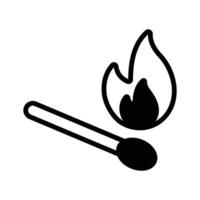 Add a spark of creativity and illuminate your design with our matchstick icon vector