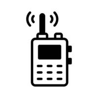Connect with your friends with this icon of walkie talkie vector