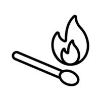 Add a spark of creativity and illuminate your design with our matchstick icon vector