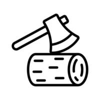 Raise awareness with our Deforestation Icon, Essential for environmental campaigns and conservation efforts. vector