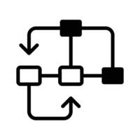 Explore new opportunities and make connections with the networking icon. vector