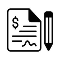Get this amazing flat icon of invoice that is now easy to use vector