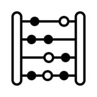 Abacus Use the abacus icon to simplify calculations and manage finances effortlessly. vector