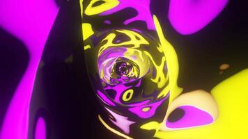 seamless loop color splash tunnel. hue colorful noise vj loop video