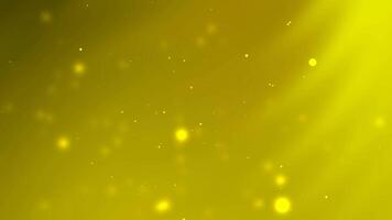 abstract background particle yellow light leaking video