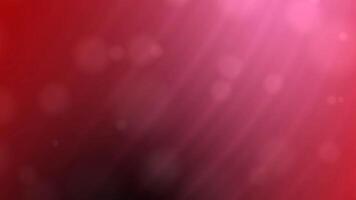 Abstract red background. dark Red moving rays particle blur bokeh video
