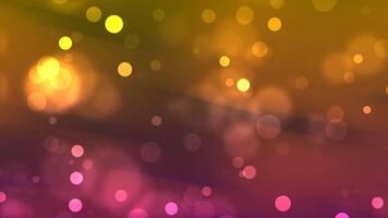 abstract background multicolored bokeh circles. gradient background with particle video