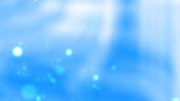 abstract background blue particle light glowing bokeh video