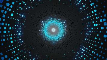 seamless loop tunnel noise abstract wave audio visualization. vj animation video