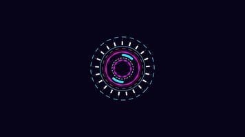 zoom circle animation loop video