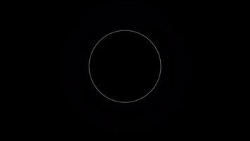 Circle animation push button templet 4k video