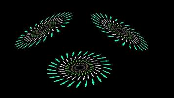 line circle bled animation templet video