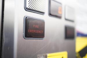 The Fire Emergency Button is a crucial feature located on the Safety Device for emergencies photo