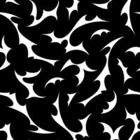 Neo tribal y2k tattoo shape. Seamless black pattern in cyber sigilism style . Repeating print for fabric, wrapping paper, textile vector