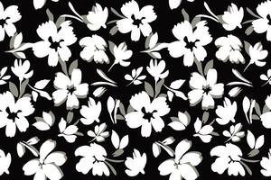 spaced out floral pattern,beautiful floral seamless allover print for textile designing use, Floral Exotic Tropical Seamless,Flower print. Elegance seamless pattern,ditsy pattern,classic wal vector