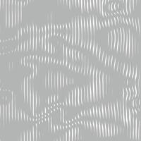 Intersecting lines the ripple effect striped. Wavy vibrant texture. Moire interference effect. Optical illusion art background. Monochrome pattern vector