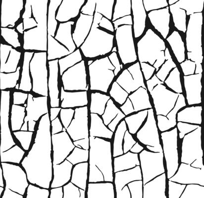 Ceramic cracks texture. Craquelure seamless linear pattern. Stylish texture with repeating lines randomly. Grunge texture, consisting of fine cracks on the glazed surface