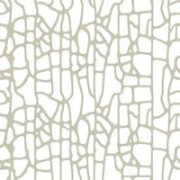 Organic mosaic pattern, ovals figure. Bark structure, round stone. Abstract wallpaper, seamless texture. White spots on light golden background. Printing on ceramic tiles vector