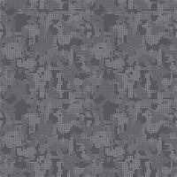 Gray camouflage of the LED screen. Urban camo halftone dots texture. Military pattern. Digital background vector