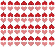 Heart shape symbol - hearts seamless repeatable pattern texture background vector
