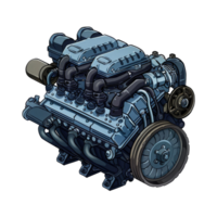 This engine is a work of art It s powerful and beautiful You can see the intricate details and engineering that went into making it This engine is a marvel of modern technology png