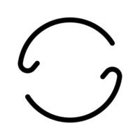Reload Icon Symbol Design Illustration vector