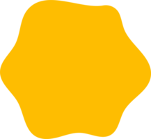 Abstract liquid shape. Organic flat blob. Irregular fluid bubble. Random wavy spots and curvy element. Amoeba box. png