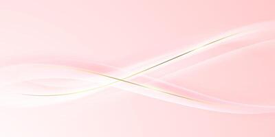 Abstract background design, modern pink and gold geometric element design. vector