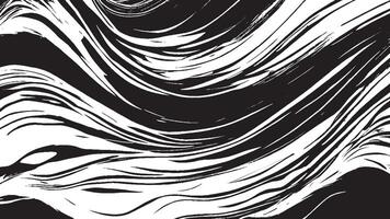Artistic Monochrome Black Brush Strokes for Background and Overlay Textures vector