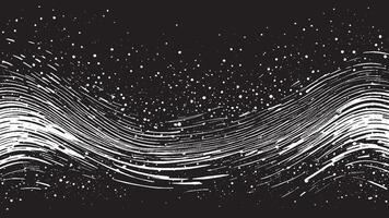 Artistic Monochrome Black Brush Strokes for Background and Overlay Textures vector
