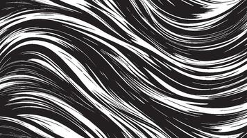 Artistic Monochrome Black Brush Strokes for Background and Overlay Textures vector