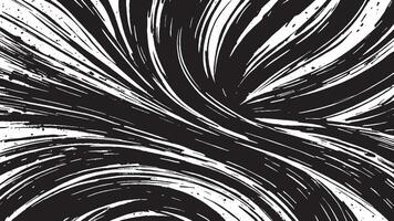 Abstract Black Brush Strokes Texture for Monochrome Background Overlays vector