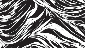 Abstract Black Brush Strokes Texture for Monochrome Background Overlays vector