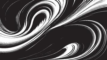Black Brush Strokes on Monochrome Background for Overlay Texture Art vector