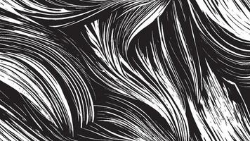 Abstract Black Brush Strokes Texture for Monochrome Background Overlays vector