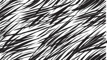 Artistic Monochrome Black Brush Strokes for Background and Overlay Textures vector