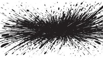 Artistic Monochrome Black Brush Strokes for Background and Overlay Textures vector