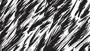 Artistic Monochrome Black Brush Strokes for Background and Overlay Textures vector