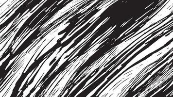 Black Brush Strokes on Monochrome Background for Overlay Texture Art vector