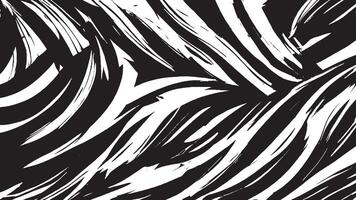 Black Monochrome Brush Stroke Patterns for Artistic Overlays and Textures vector