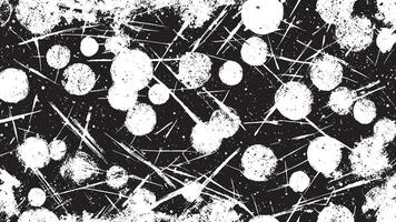 Black Monochrome Artistic Brush Strokes for Textured Background Overlays vector