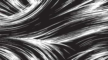 Black Monochrome Artistic Brush Strokes for Textured Background Overlays vector