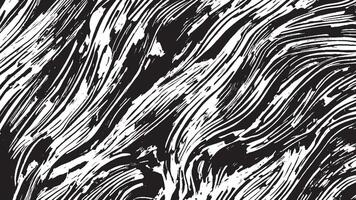 Black Monochrome Artistic Brush Strokes for Textured Background Overlays vector